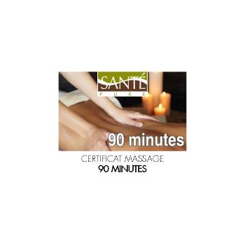 Certificat pour un massage 90 minutes